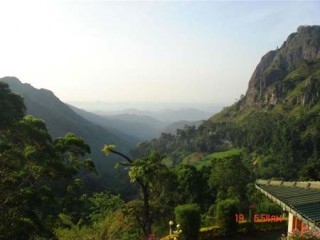 A view of Ella from Mountain Heavens Hotel