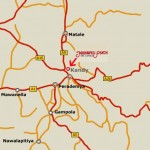 Sri Lanka-Kandy-Mahaweli Reach-map