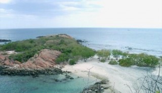 Pigeon island at Trincomalee, North Eastern Coast of Sri Lanka