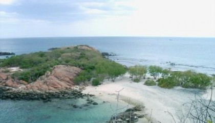 Pigeon island  at Trincomalee, North Eastern Coast of Sri Lanka