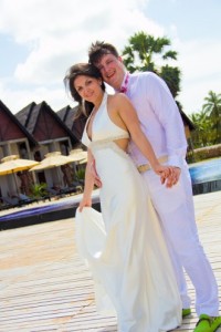 The First wedding at Malu Malu: Olga Yurievna Gorbacheva married Vladimir Alexandroich Luchakovskiy on 18th February 2012