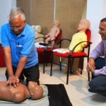 CPR training at Med1, Ratmalana